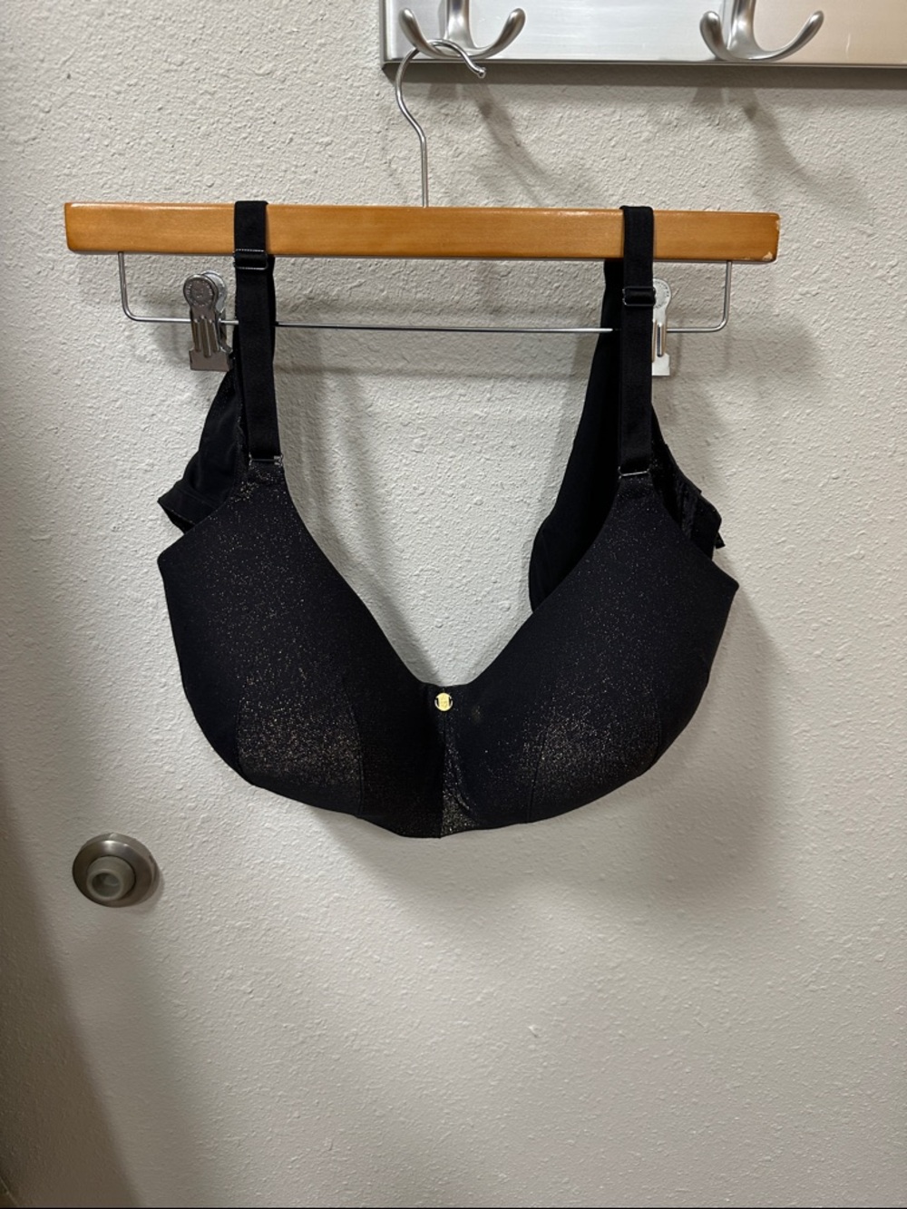 torrid xxl Black Shimmer Plunge Bra